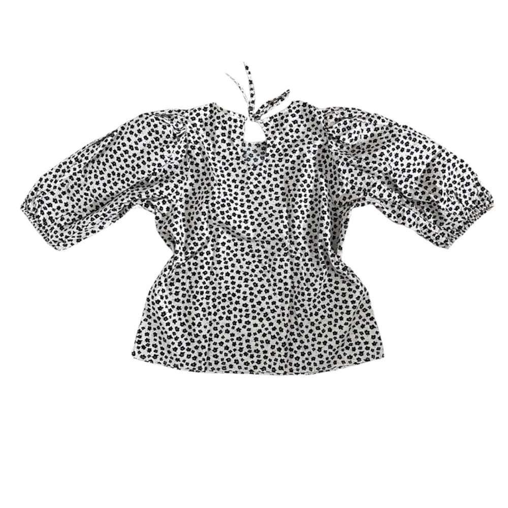 H&M Floral Puffed Sleeve